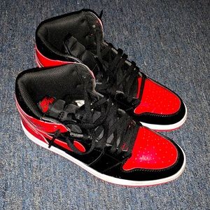 Jordan 1’s red,white, and black